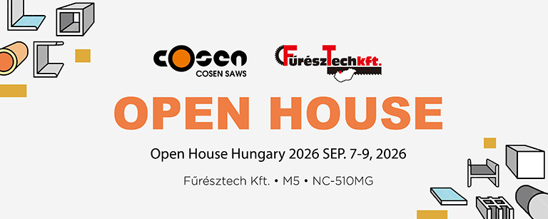 2026/9/7 ~ 9/9,Cosen 匈牙利Open House
